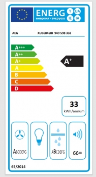 AEG XUB6845IB Autarkes Kochfeld mit integriertem Dunstabzug / Muldenlüfter / Abluft / Abluft oder Umluft / 80cm